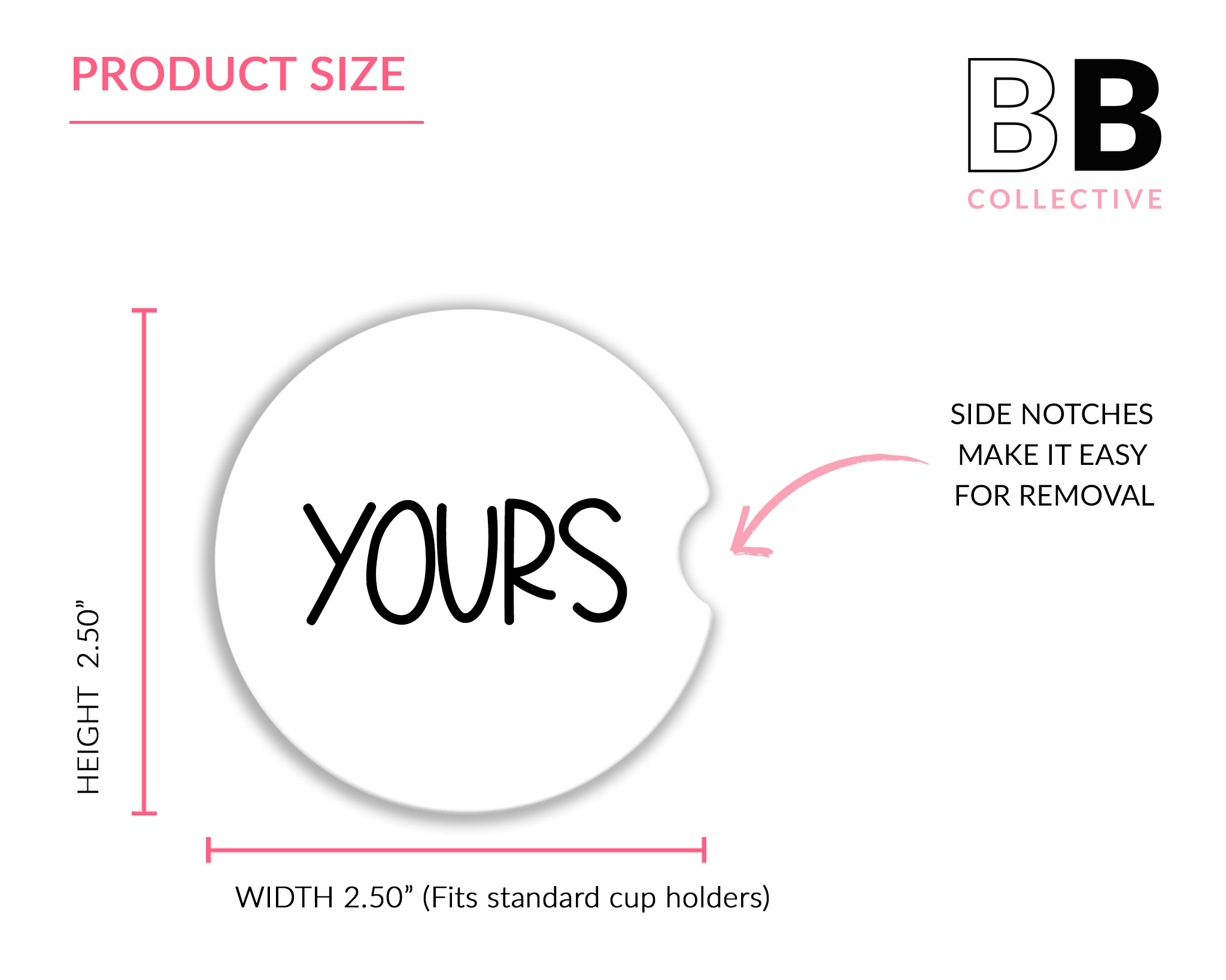 Mine & Yours Ceramic Car Coasters