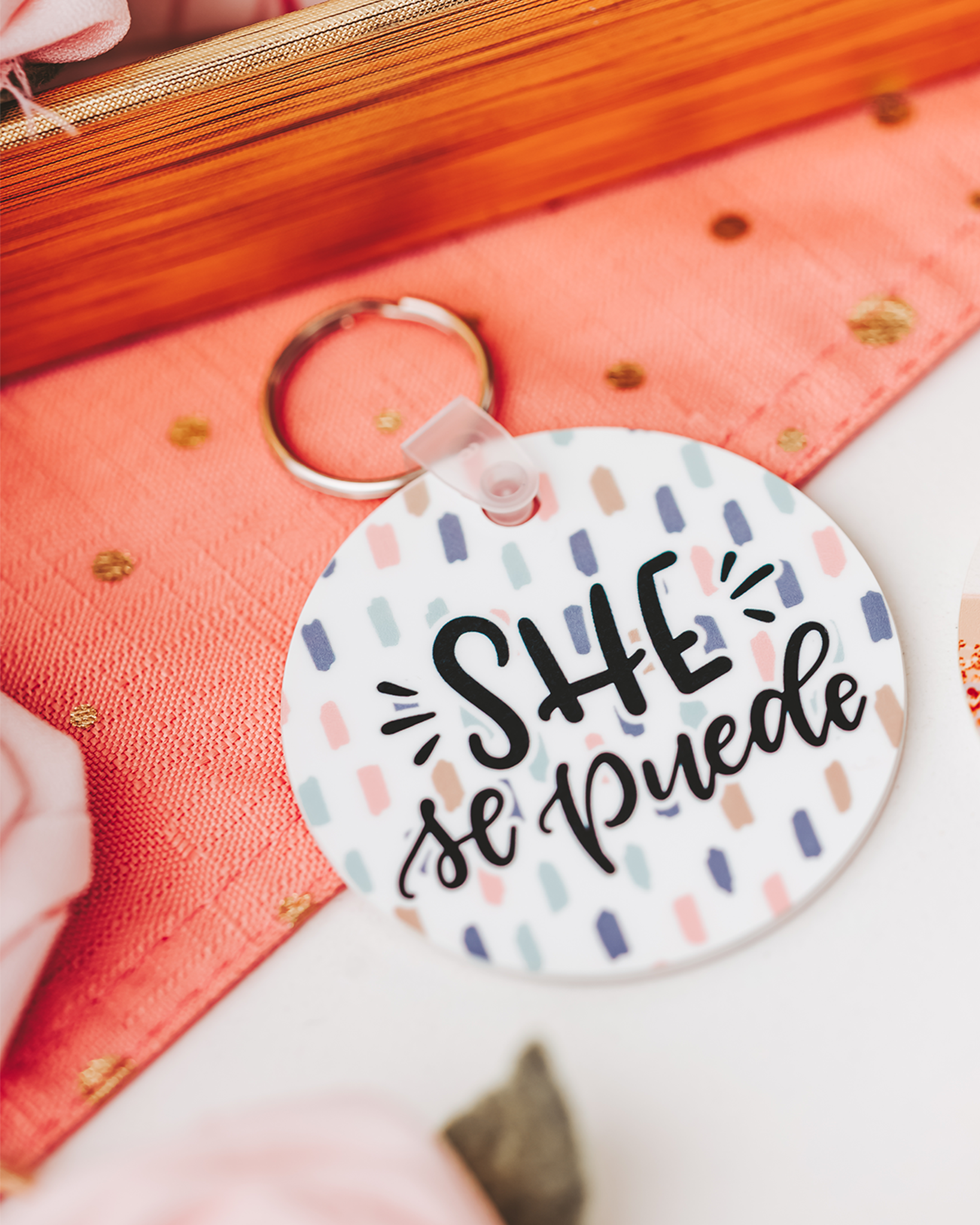 She Se Puede Keychain